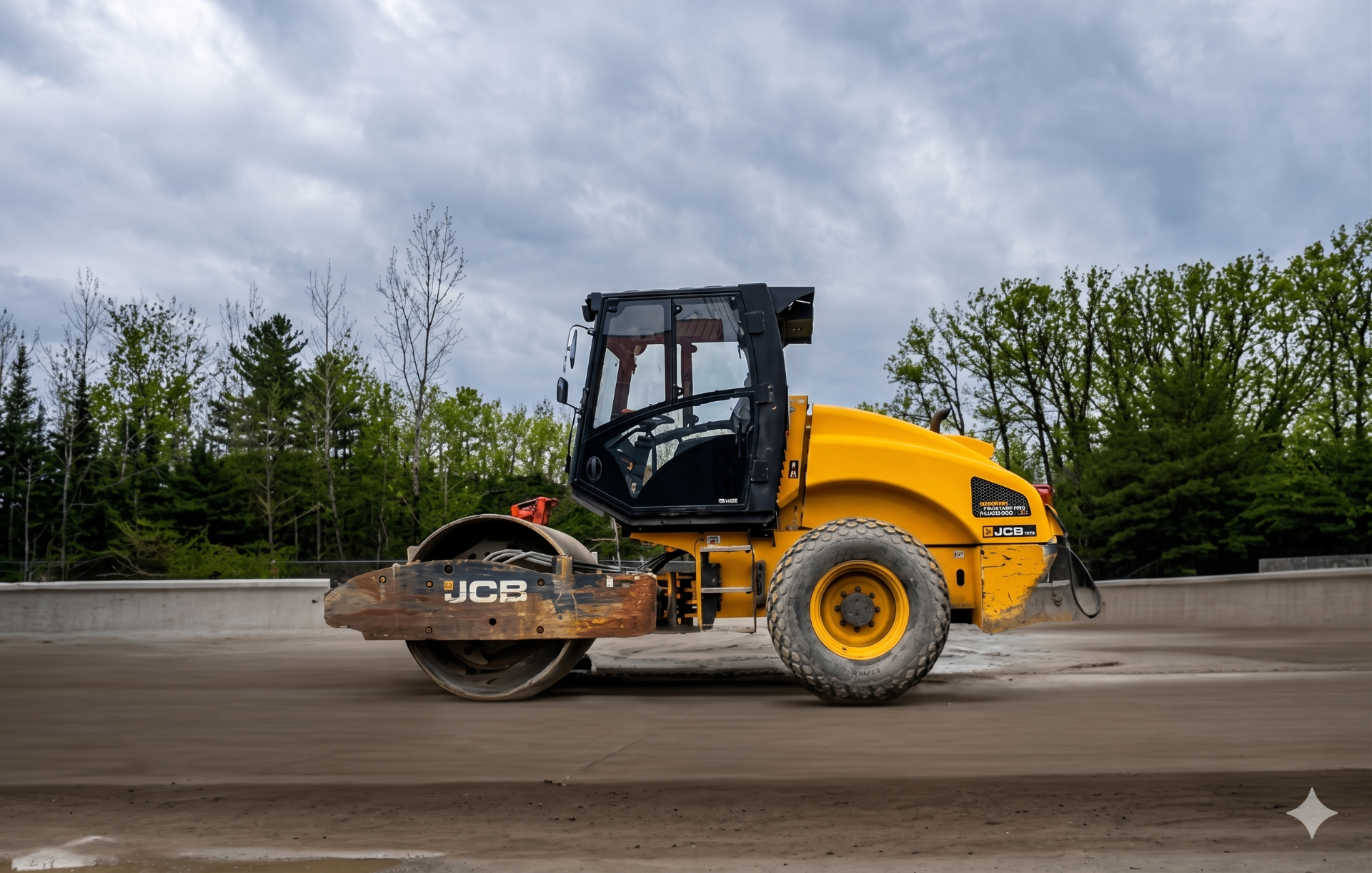 Rouleau compacteur 66'' — location d'équipement lourd en Estrie et partout au Québec chez Brisson